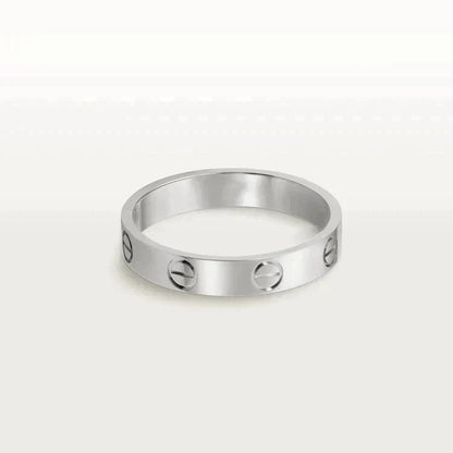 [Royal Jewellery]LOVE RING 4MM 1 DIAMOND SILVER