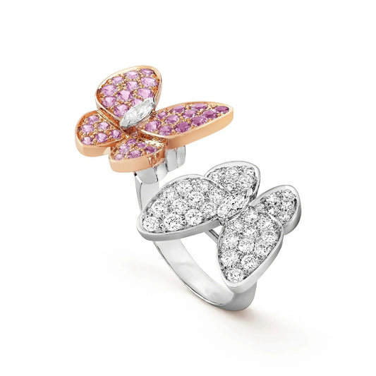 [Royal Jewellery]TWIN BUTTERFLY DIAMOND RING