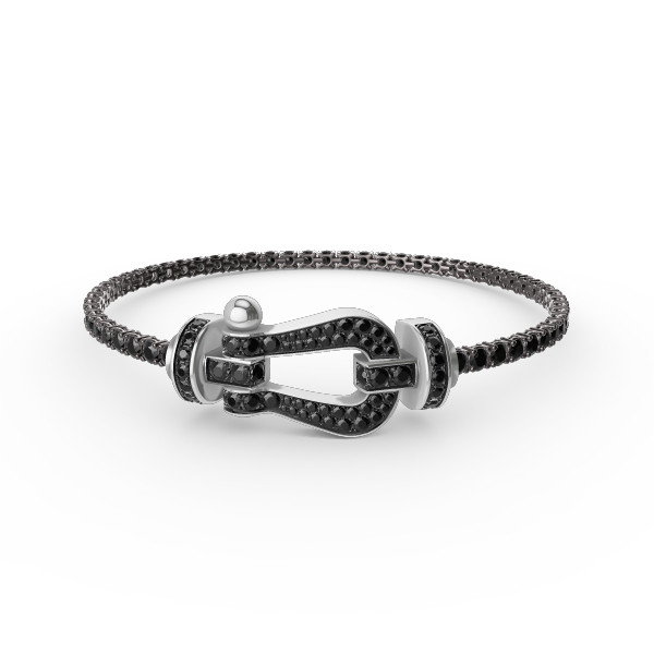 [Royal Jewellery]FORCE  LARGE HORSESHOE FULL DIAMOND TENNIS BRACELET
